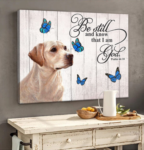 Labrador Retriever Matte Canvas – Dog Wall Art Prints – Canvas Wall Art Decor