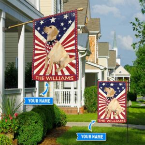 Labrador Retriever Personalized Flag Custom Dog Flags Dog Lovers Gifts for Him or Her 1