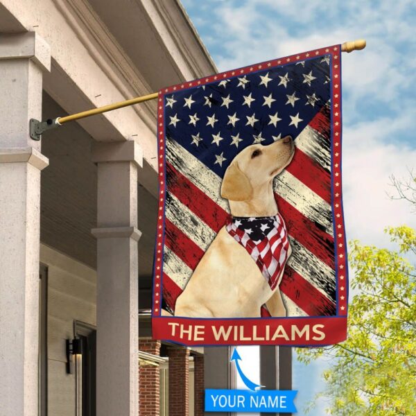 Labrador Retriever Personalized Garden Flag – Custom Dog Flags – Dog Lovers Gifts for Him or Her