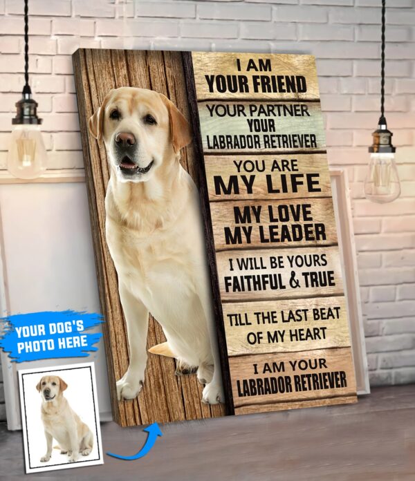 Labrador Retriever Personalized Poster & Canvas – Dog Canvas Wall Art – Dog Lovers Gifts For Him Or Her