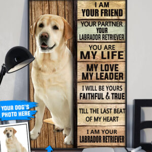 Labrador Retriever Personalized Poster Canvas Dog Canvas Wall Art Dog Lovers Gifts For Him Or Her 3