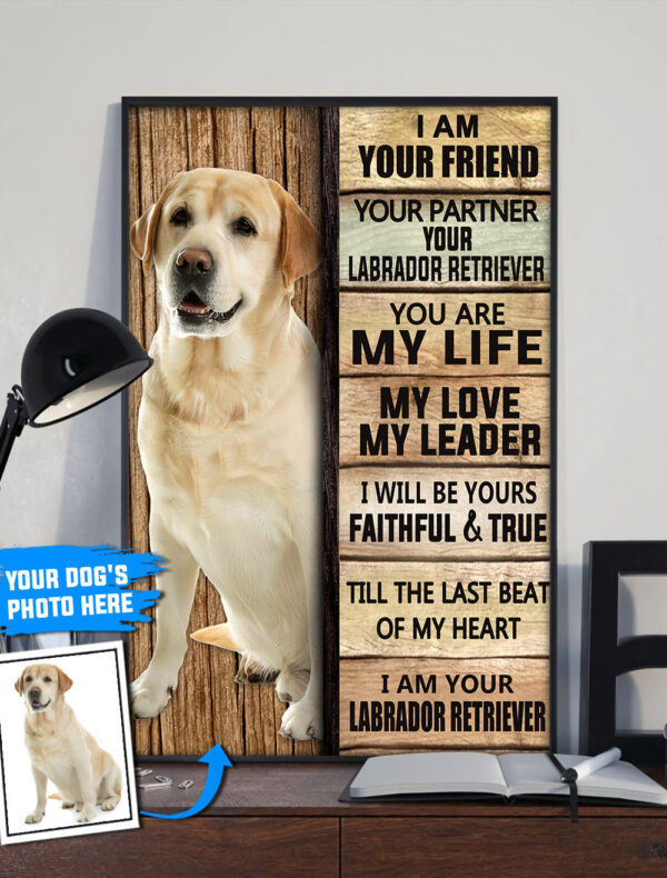 Labrador Retriever Personalized Poster & Canvas – Dog Canvas Wall Art – Dog Lovers Gifts For Him Or Her