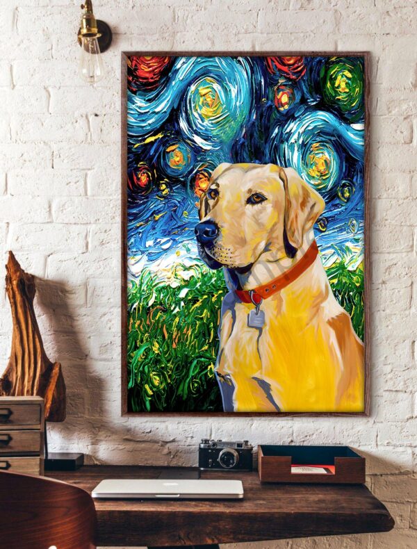 Labrador Retriever Poster & Matte Canvas – Dog Canvas Art – Poster To Print – Gift For Dog Lovers