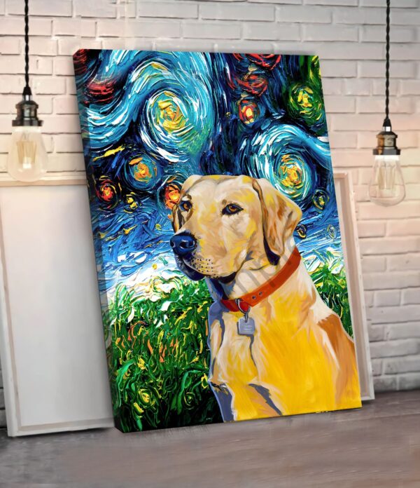 Labrador Retriever Poster & Matte Canvas – Dog Canvas Art – Poster To Print – Gift For Dog Lovers