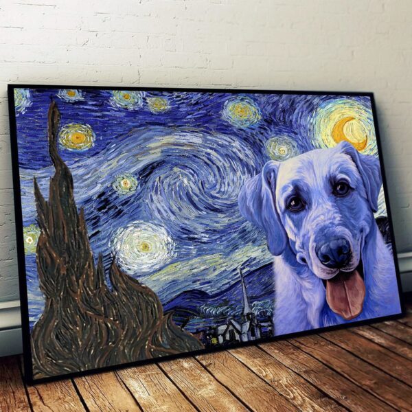 Labrador Retriever Poster & Matte Canvas – Dog Wall Art Prints – Canvas Wall Art Decor