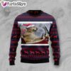 Labrador Retriever Ride Ugly Christmas Sweater – Gift For Dog Lovers – Unisex Crewneck Sweater