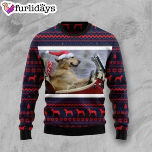 Labrador Retriever Ride Ugly Christmas Sweater…