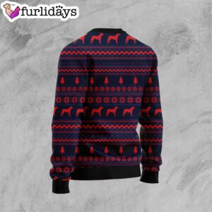 Labrador Retriever Ride Ugly Christmas Sweater Gift For Dog Lovers Unisex Crewneck Sweater 2