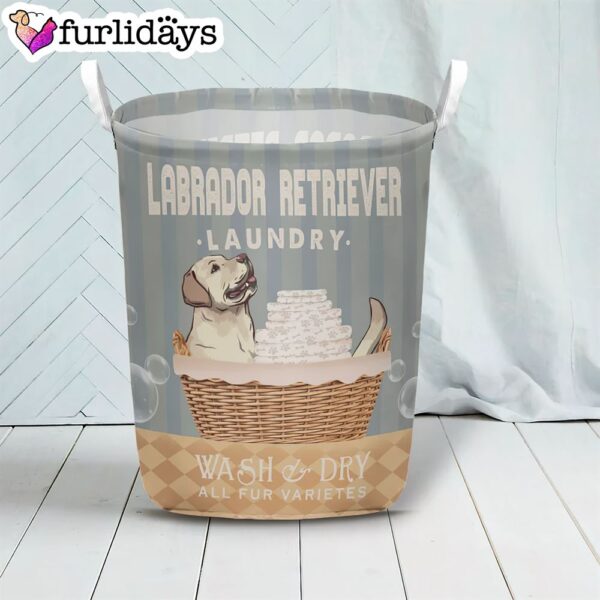 Labrador Wash And Dry Laundry Basket – Dog Laundry Basket – Christmas Gift For Her – Home Decor