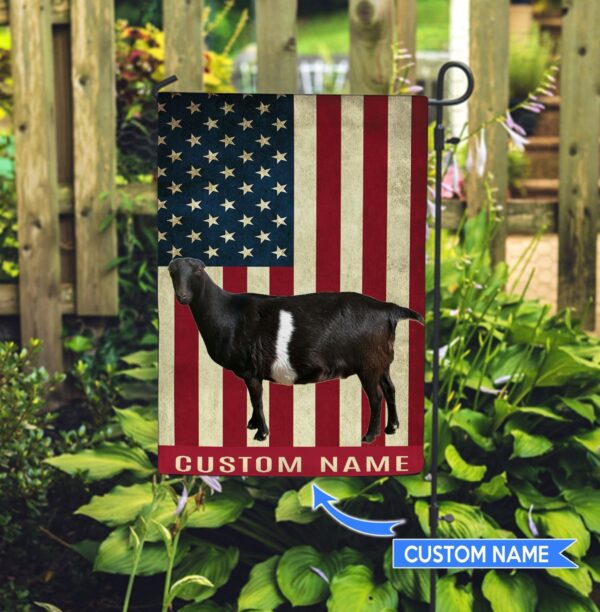Lamancha Goat Personalized Flag – Flags For The Garden – Outdoor Decoration