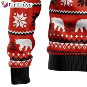 Let S Glow Polar Bear Ugly Christmas Sweater Gift For Dog Lovers Christmas Outfits Gift 12