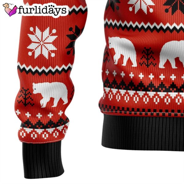 Let‘S Glow Polar Bear Ugly Christmas Sweater – Gift For Dog Lovers – Christmas Outfits Gift