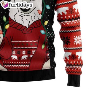 Let S Glow Polar Bear Ugly Christmas Sweater Gift For Dog Lovers Christmas Outfits Gift 7