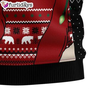 Let S Glow Polar Bear Ugly Christmas Sweater Gift For Dog Lovers Christmas Outfits Gift 8
