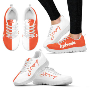Leukemia Shoes Strong Sneaker Walking Shoes…