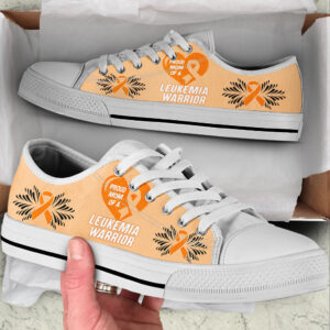 Leukemia Shoes Warrior Low Top Shoes Best Gift For Men And Women Cancer Awareness Shoes 1