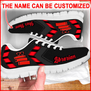 Librarian Simplify Style Sneakers Walking Shoes Personalized Custom Best Gift For Men And Women 1