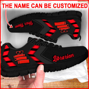 Librarian Simplify Style Sneakers Walking Shoes Personalized Custom Best Gift For Men And Women 3