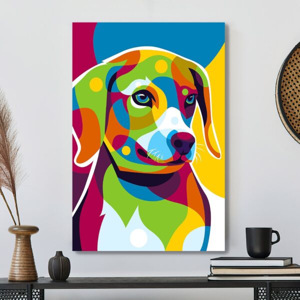 Little Puppy Dog – Dog Pictures – Dog Canvas Poster – Dog Wall Art – Gifts For Dog Lovers – Furlidays