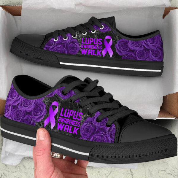 Lupus Awareness Shoes Walk Low Top Shoes – Best Gift For Men And Women –  Walking Shoes Men Women