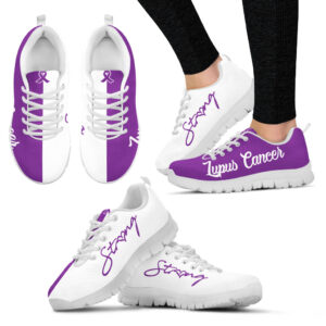 Lupus Cancer Shoes Strong Sneaker Walking Shoes Best Shoes For Men And Women Cancer Awareness Shoes 1