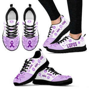 Lupus Shoes Love Hope Cure Lovely Sneaker Walking Shoes Best Shoes For Men And Women Cancer Awareness Shoes 1