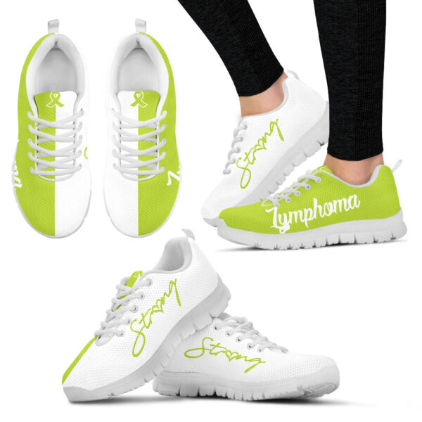 Lymphoma Strong 2 Color Sneaker Walking Shoes – Best Gift For Men And Women – Print Fashion Shoes