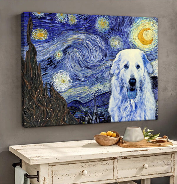 Maremma Sheepdog Poster & Matte Canvas – Dog Wall Art Prints – Painting On Canvas
