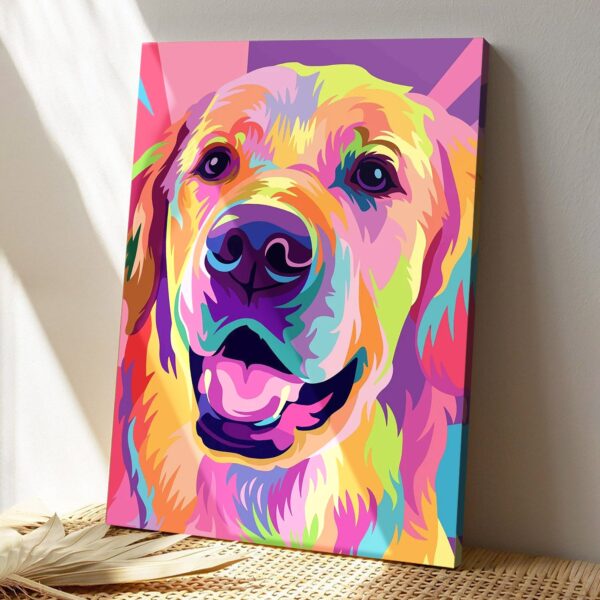 Math Golden Retriever Dog – Dog Pictures – Dog Canvas Poster – Dog Wall Art – Gifts For Dog Lovers – Furlidays