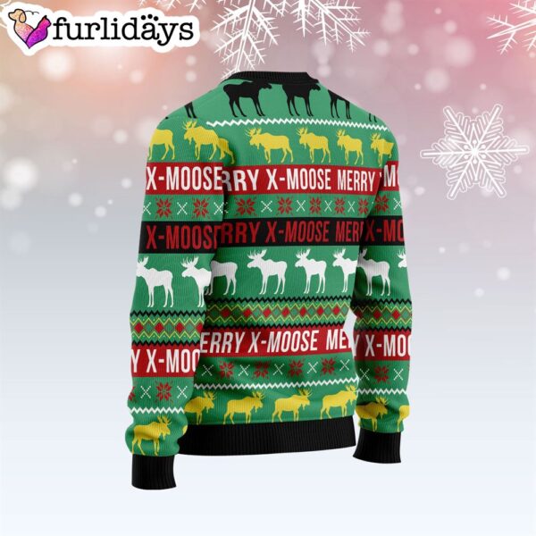Merry X-Moose Ugly Christmas Sweater – Gift For Pet Lovers – Christmas Outfits Gift
