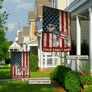 Miniature Schnauzer American Personalized Dog Garden Flags Dog Flags Outdoor Dog Gifts For Owners 1
