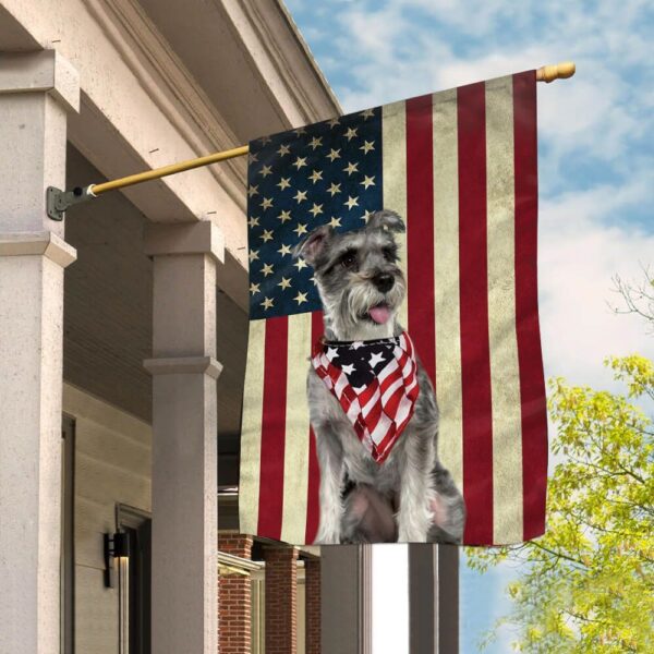 Miniature Schnauzer House Flag – Dog Flag For House – Best Gift For Dog Mom