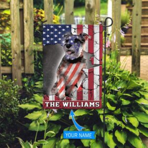Miniature Schnauzer Usa Personalized Flag Custom Dog Flags Dog Lovers Gifts for Him or Her 2