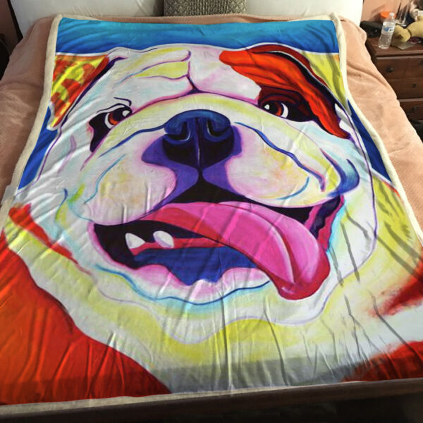 blanket with dogs on it – Bully – dog throw blanket – dog blankets – Furlidays