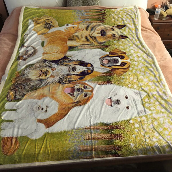 Blanket With Dogs On It – Dogs In May – Dog In Blanket – Dog Blanket For Couch – Dog Blankets – Furlidays