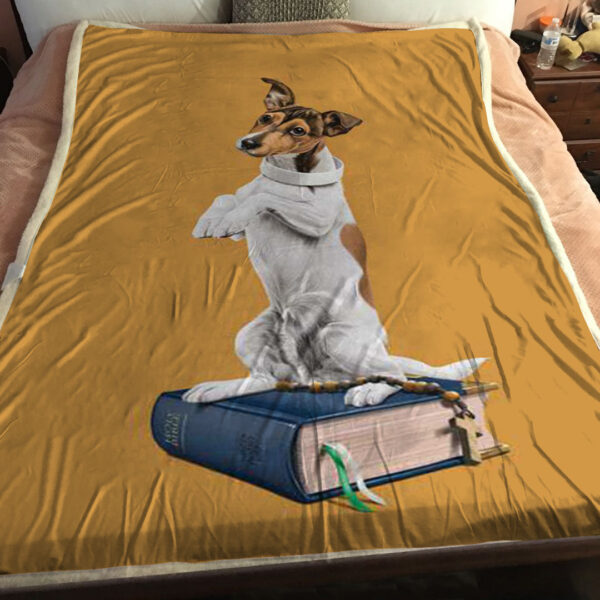 Blanket With Dogs On It – Dog Painting Blanket – Dog Face Blanket – Dog Fleece Blanket – Dog Blankets – Furlidays