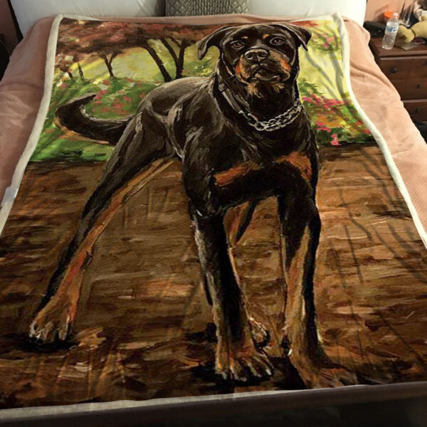 Blanket With Dogs On It – Rottweiler – Dog Throw Blanket – Dog Face Blanket – Dog In Blanket – Blanket With Dogs Face – Furlidays