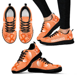 Multiple Sclerosis Shoes Awareness Heart Sneaker…