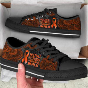 Multiple Sclerosis Shoes Awareness Walk Low Top Shoes Best Gift For Men And Women Sneaker For Walking 2