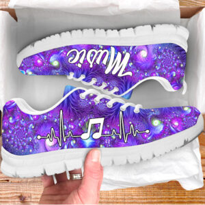 Music Purple Shoes Spiral Painting Art…