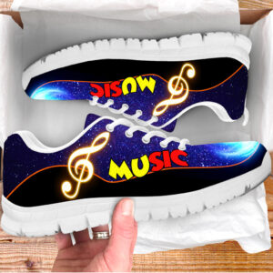 Music Shoes Fire Water Galaxy Sneaker…