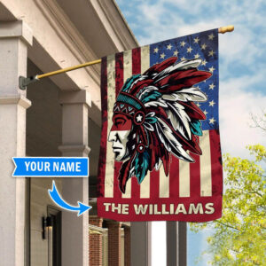 Native American Personalized Flag Flags For The Garden Outdoor Decoration 2