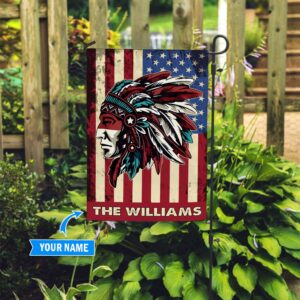 Native American Personalized Flag Flags For The Garden Outdoor Decoration 3