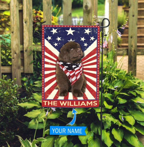 Newfoundland Personalized Garden Flag-House Flag – Custom Dog Flags – Dog Lovers Gifts for Him or Her