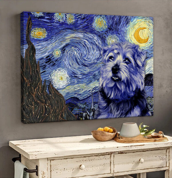 Norfolk Terrier Poster & Matte Canvas – Dog Wall Art Prints – Painting On Canvas