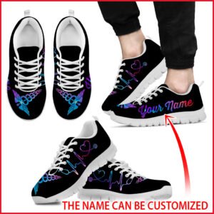 Nurse Galaxy Customized Name Shoes Fashion Sneaker For Men And Women Comfortable Walking Running Lightweight Casual Shoes Malalan 2