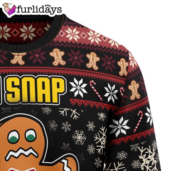 Oh Snap Gingerbread Ugly Christmas Sweater – Gift For Pet Lovers – Unisex Crewneck Sweater