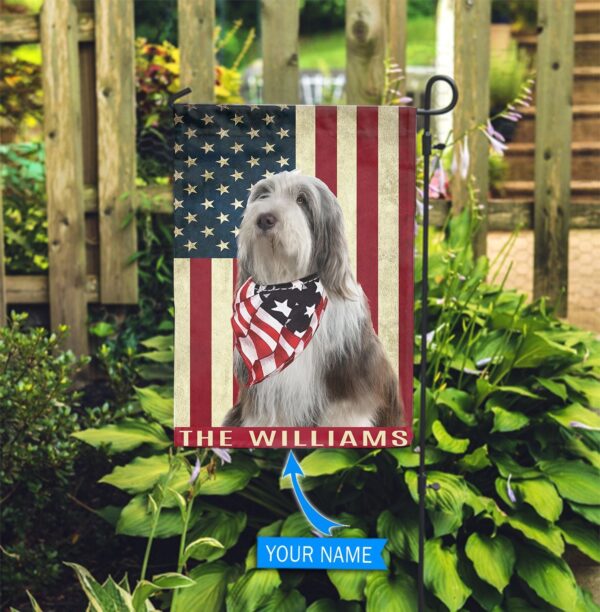 Old English Sheepdog Custom House Flag – Custom Dog Flags – Dog Lovers Gifts for Him or Her