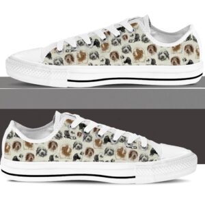 Old English Sheepdog Low Top Shoes Low Top Sneaker Sneaker For Dog Walking 3