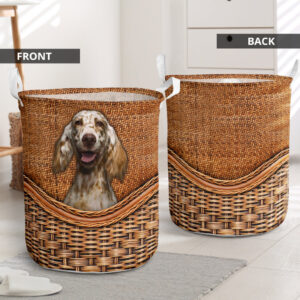 Orange Belton Rattan Texture Laundry Basket…